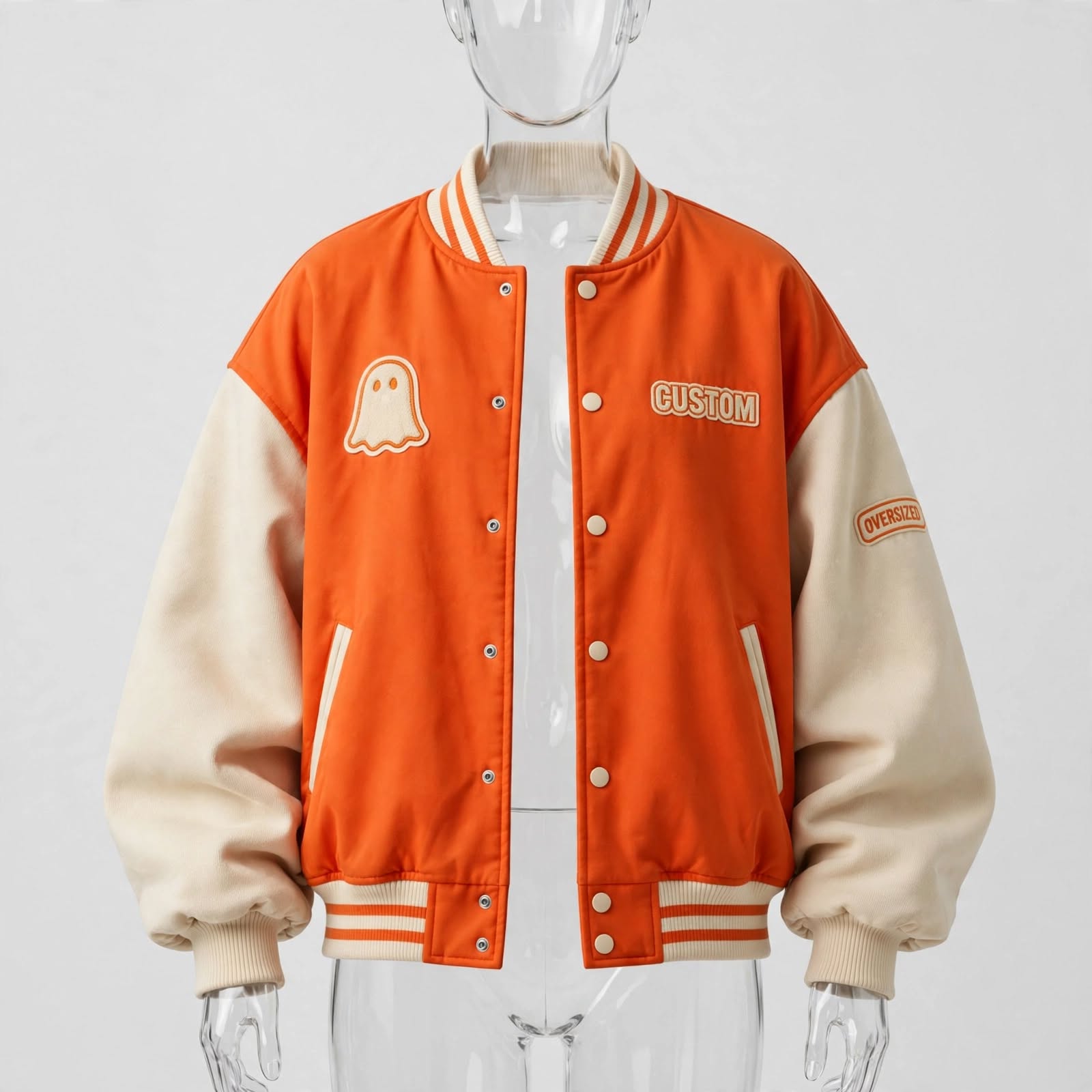 Custom Leather Sleeve Varsity Jacket